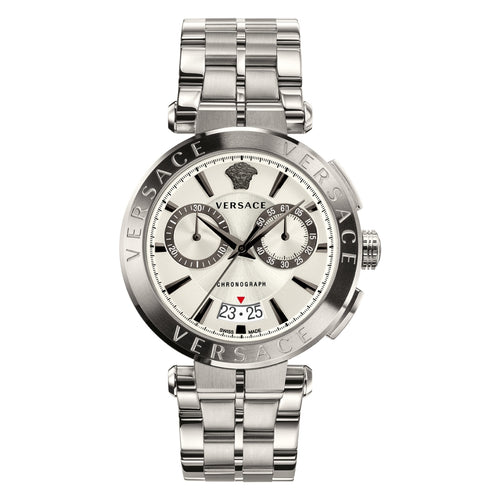 Versace Herren Uhr Armbanduhr Chronograph AION VE1D00319-1 Edelstahl