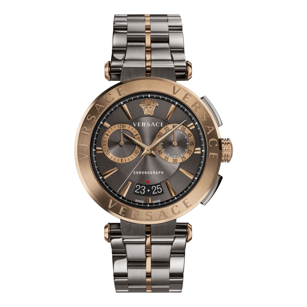 Versace Herren Uhr Armbanduhr Chronograph AION VE1D00619 Edelstahl