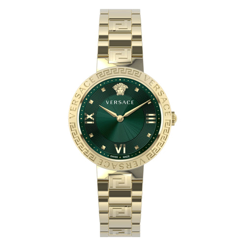 Versace Damen Uhr Armbanduhr Edelstahl Greca VE2K00621