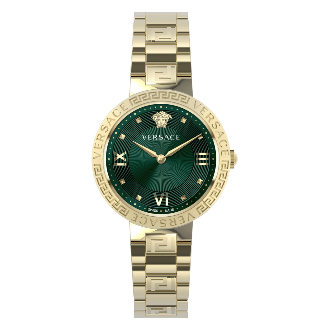 Versace Damen Uhr Armbanduhr Edelstahl Greca VE2K00621