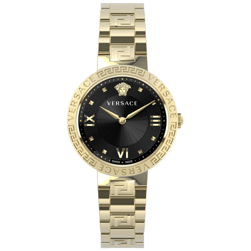 Versace Damen Uhr Armbanduhr Edelstahl Greca VE2K00721