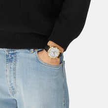 Laden Sie das Bild in den Galerie-Viewer, Versace Herren Uhr Armbanduhr Chronograph Edelstahl Hellenyium VE2U00222 Leder