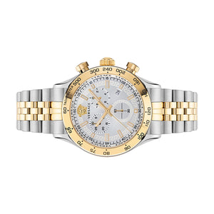 Versace Herren Uhr Armbanduhr Chronograph Edelstahl Hellenyium VE2U00422