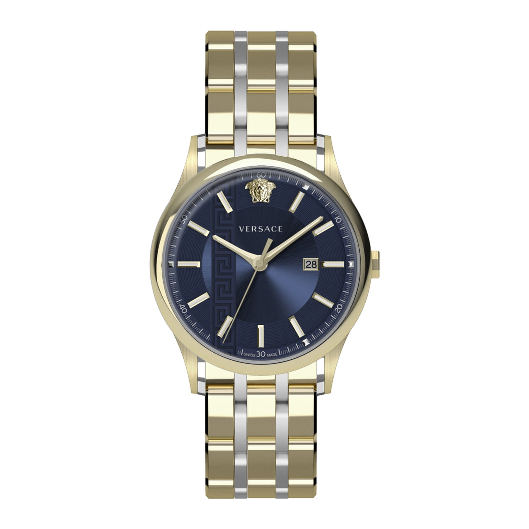 Versace Herren Uhr Armbanduhr Edelstahl Aiakos VE4A00720