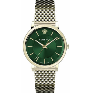 Versace Herren Uhr Armbanduhr Edelstahl V-Circle VE5A00820