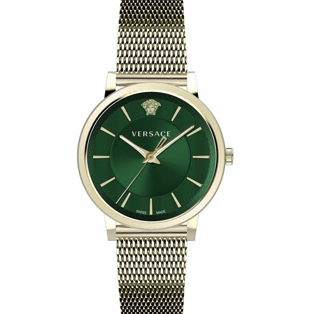 Versace Herren Uhr Armbanduhr Edelstahl V-Circle VE5A00820