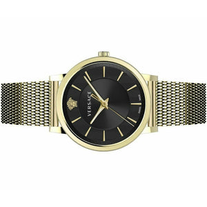 Versace Herren Uhr Armbanduhr Edelstahl V-Circle VE5A00920