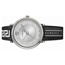 Laden Sie das Bild in den Galerie-Viewer, Versace Herren Uhr Armbanduhr V-Circle VE5A01021 Leder