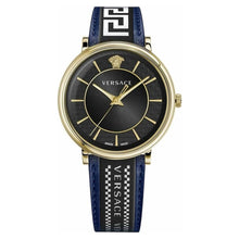 Laden Sie das Bild in den Galerie-Viewer, Versace Herren Uhr Armbanduhr V-Circle VE5A01521 Leder