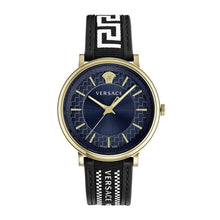Laden Sie das Bild in den Galerie-Viewer, Versace Herren Uhr Armbanduhr V-Circle VE5A01821 Leder