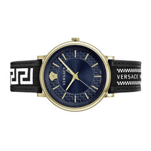Laden Sie das Bild in den Galerie-Viewer, Versace Herren Uhr Armbanduhr V-Circle VE5A01821 Leder