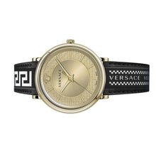 Laden Sie das Bild in den Galerie-Viewer, Versace Herren Uhr Armbanduhr V-Circle VE5A02121 Leder