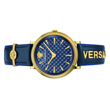 Laden Sie das Bild in den Galerie-Viewer, Versace Damen Uhr Armbanduhr V-Circle VE8101219 Leder