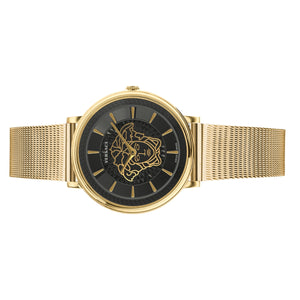 Versace Damen Uhr Armbanduhr V-Circle VE8102119 Edelstahl