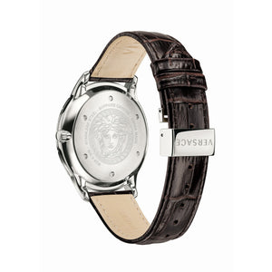 Versace Herren Uhr Armbanduhr Univers GMT VEBK00118 Leder