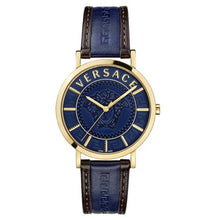 Laden Sie das Bild in den Galerie-Viewer, Versace Damen Uhr Armbanduhr V-ESSENTIAL VEJ400321 Leder