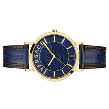 Laden Sie das Bild in den Galerie-Viewer, Versace Damen Uhr Armbanduhr V-ESSENTIAL VEJ400321 Leder