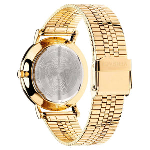 Versace Damen Uhr Armbanduhr V-ESSENTIAL VEK401021 Edelstahl