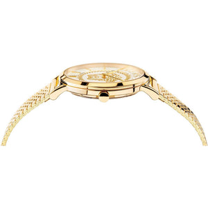 Versace Damen Uhr Armbanduhr V-ESSENTIAL VEK401021 Edelstahl