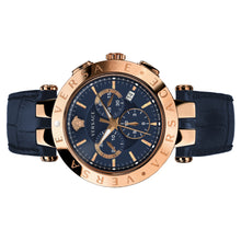 Laden Sie das Bild in den Galerie-Viewer, Versace Herren Uhr Armbanduhr Chronograph V-Race VERQ00120 Leder