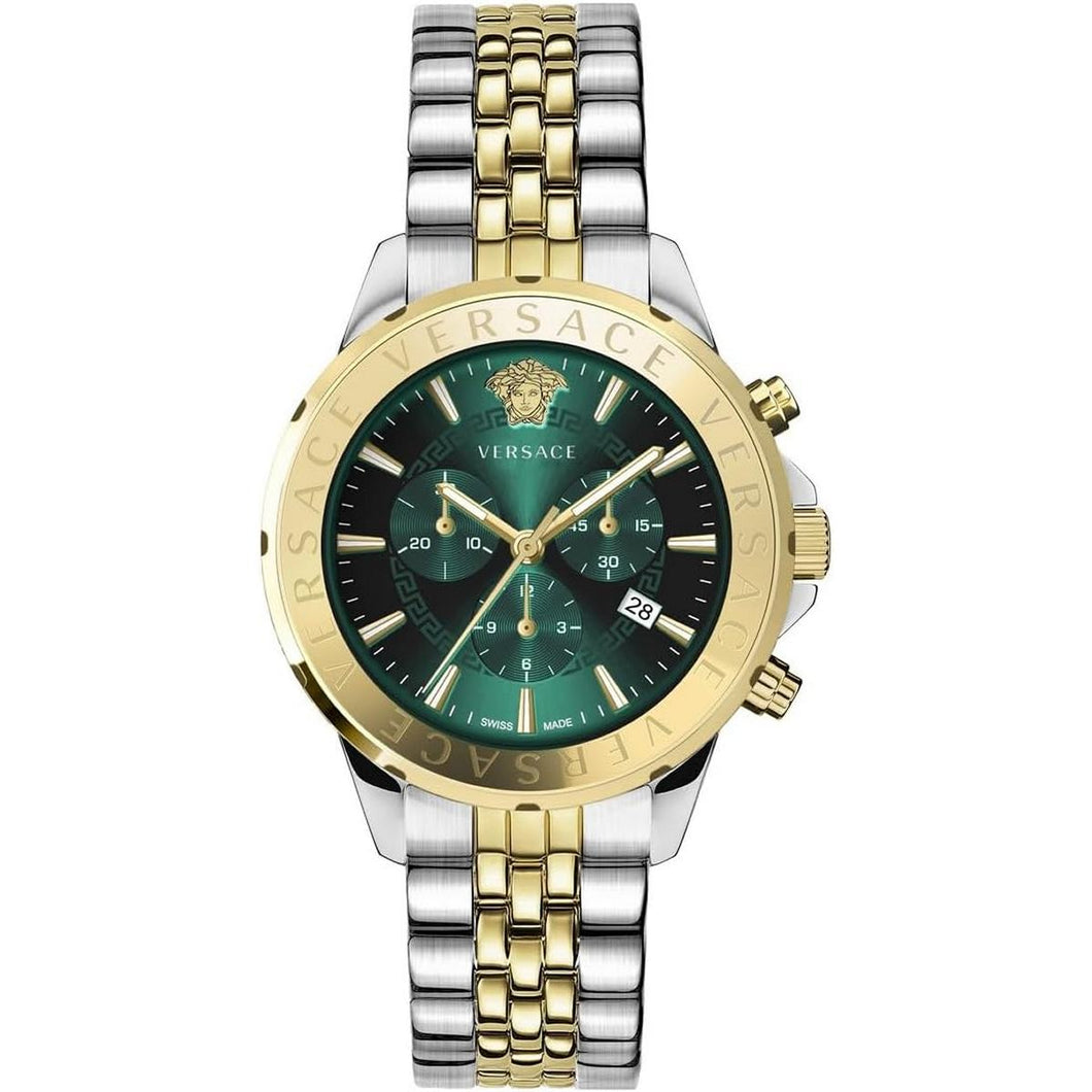 Versace Herren Uhr Armbanduhr Chronograph Signature VEV602023-1 Edelstahl