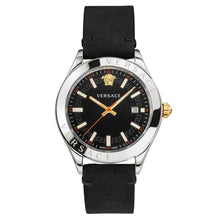 Laden Sie das Bild in den Galerie-Viewer, Versace Herren Uhr Armbanduhr Leder Hellenyium VEVK00120