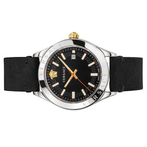 Versace Herren Uhr Armbanduhr Leder Hellenyium VEVK00120