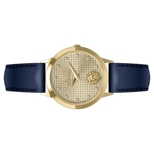 Versus by Versace Damen Uhr Armbanduhr Strandbank Crystal VSP571321 Leder
