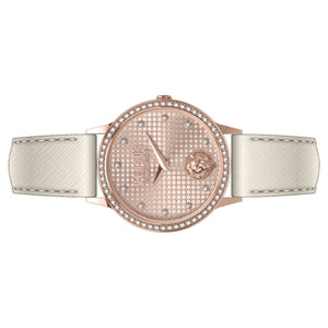 Versus by Versace Damen Uhr Armbanduhr Strandbank Crystal VSP572421 Leder