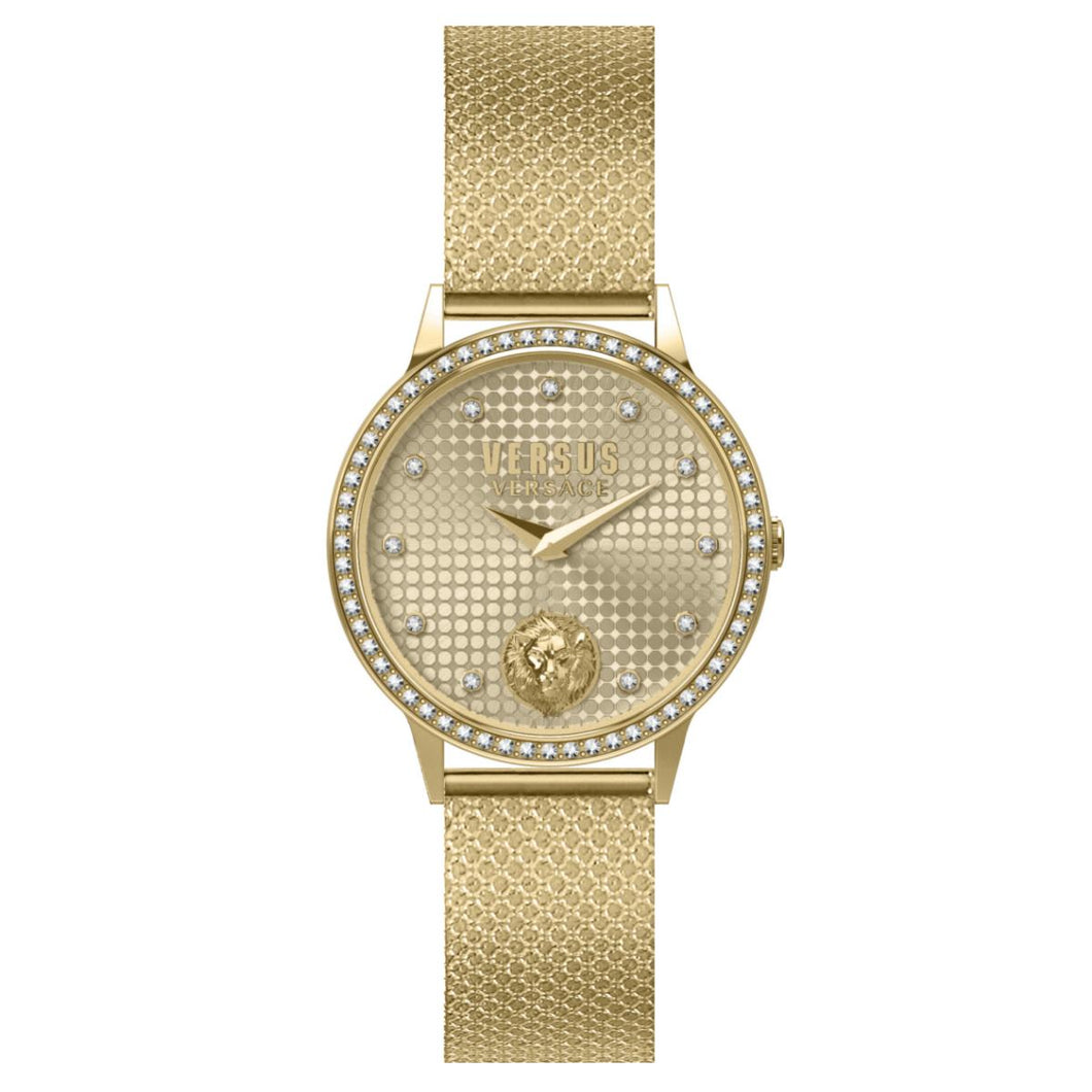 Versus by Versace Damen Uhr Armbanduhr Strandbank Crystal VSP572721 Edelstahl