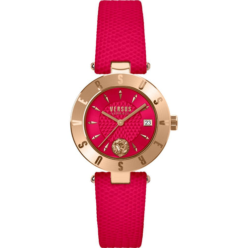 Versus by Versace Damen Uhr Armbanduhr LOGO VSP772318 Leder