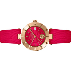 Versus by Versace Damen Uhr Armbanduhr LOGO VSP772318 Leder