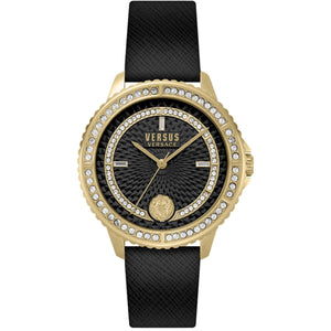 Versus by Versace Damen Uhr Armbanduhr MONTORGUEIL VSPLM3521 Leder