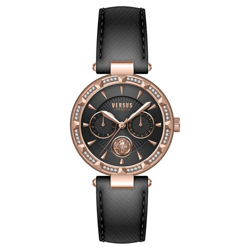 Versus by Versace Damen Uhr Armbanduhr Multifunktion Crystal Sertie VSPOS3621