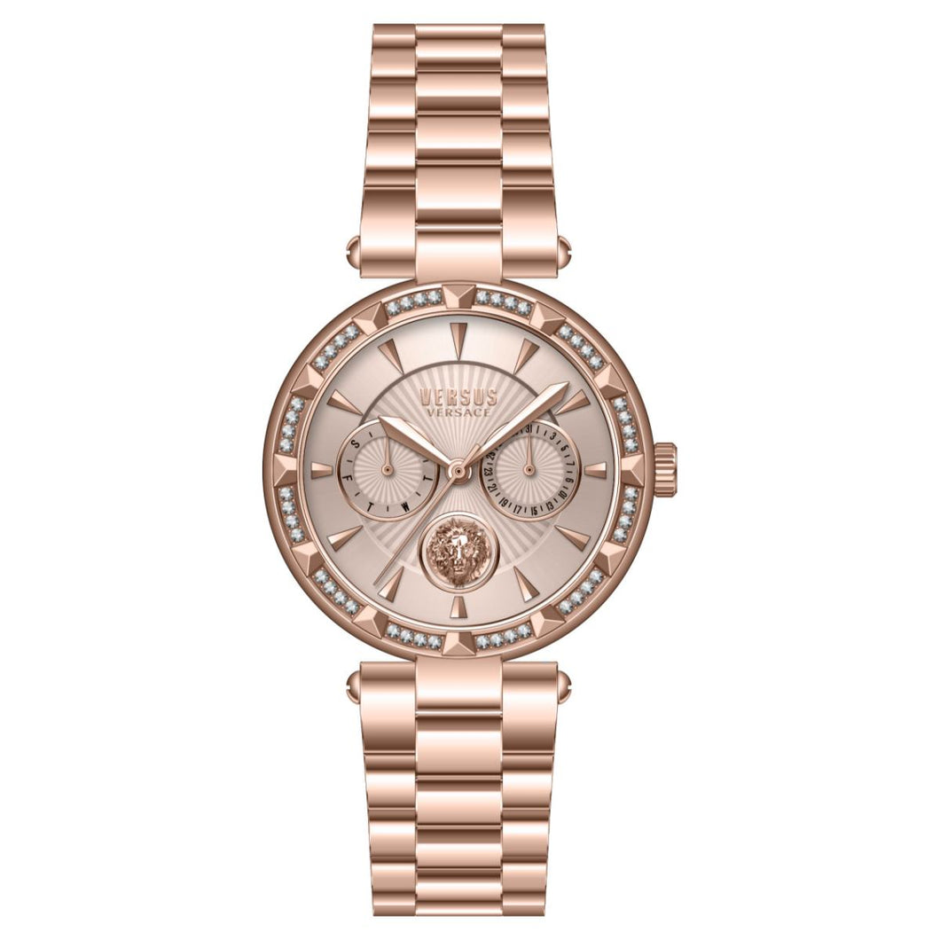 Versus by Versace Damen Uhr Armbanduhr Multifunktion Crystal Sertie VSPOS4321