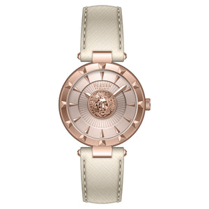 Versus by Versace Damen Uhr Armbanduhr Sertie N Crystal VSPQ12521 Leder