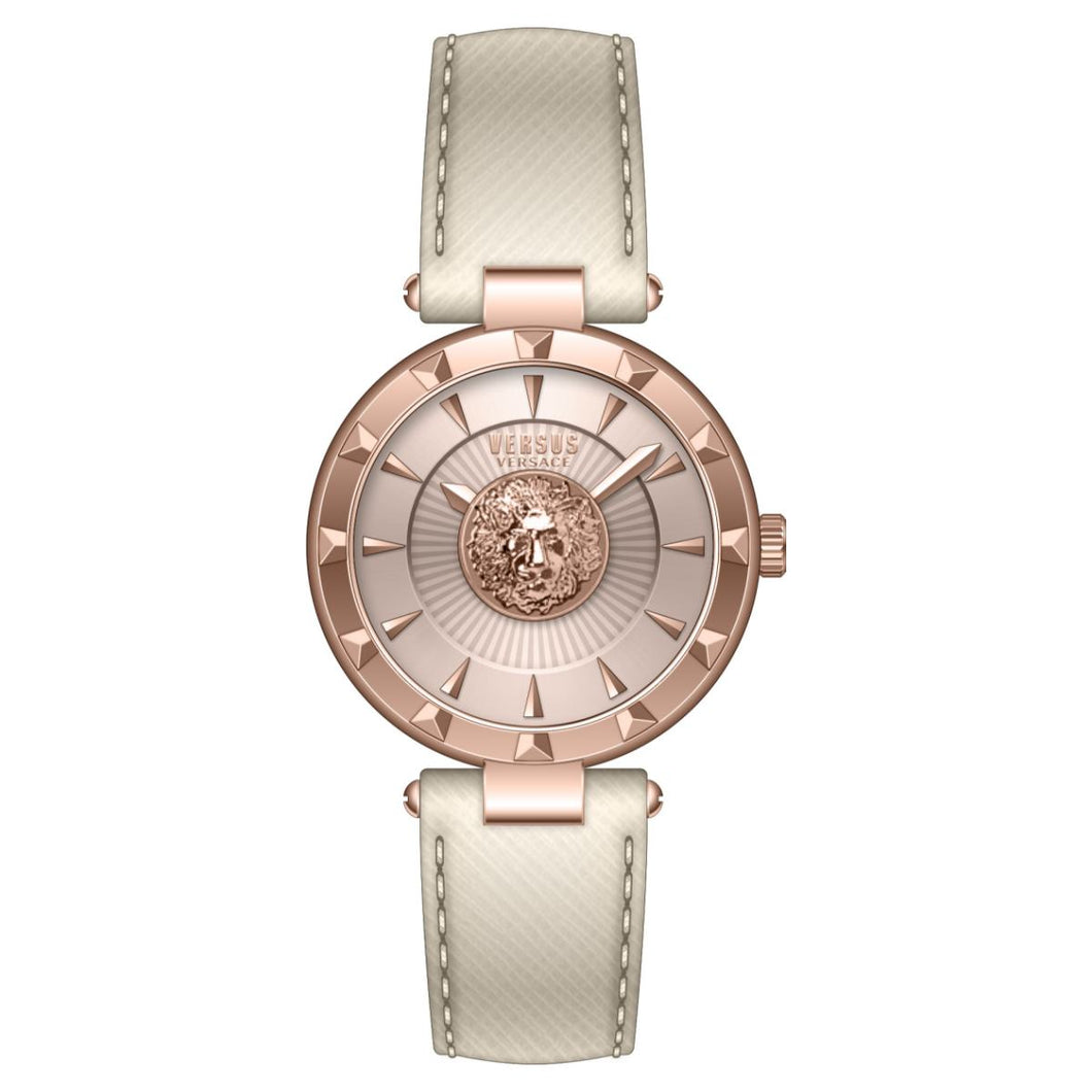 Versus by Versace Damen Uhr Armbanduhr Sertie N Crystal VSPQ12521 Leder