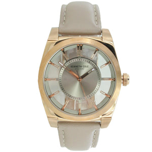 Kenneth Cole New York Damen-Armbanduhr Analog Quarz Leder 10027853