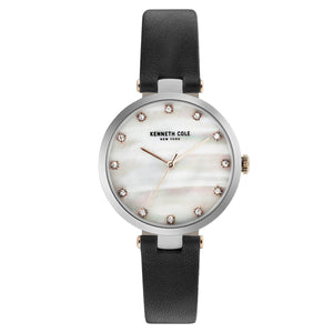 Kenneth Cole New York Damen-Armbanduhr Analog Quarz Leder KC50257001
