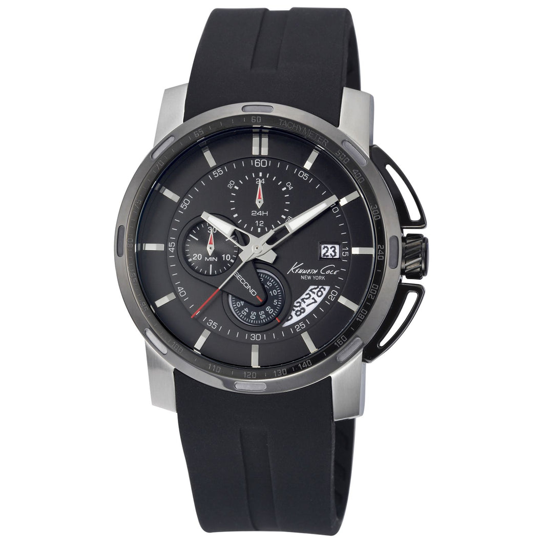 Kenneth Cole New York Herren Uhr Armbanduhr Silikon KC8035