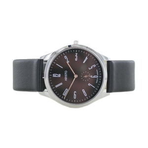 Aristo Bauhaus 1069 Herren Uhr Edelstahl 4H193 Leder
