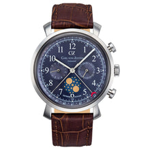 Laden Sie das Bild in den Galerie-Viewer, Carl von Zeyten Herren Uhr Armbanduhr Quarz Urach CVZ0015BL