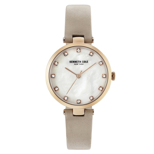 Kenneth Cole New York Damen-Armbanduhr Analog Quarz Leder KC50257003