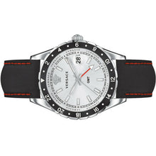 Laden Sie das Bild in den Galerie-Viewer, Versace Herren Uhr GMT Armbanduhr Leder Hellenyium V11070017