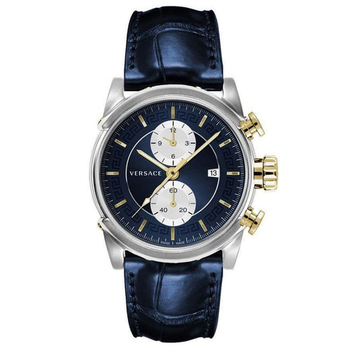 Versace Herren Uhr Armbanduhr Chronograph Urban VEV400219 Leder