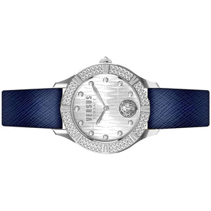 Versus by Versace Damen Uhr Armbanduhr Canton Rouad VSP261219 Leder