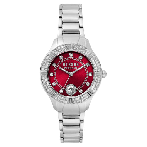 Versus by Versace Damen Uhr Armbanduhr Canton Road VSP263821 Edelstahl