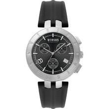 Laden Sie das Bild in den Galerie-Viewer, Versus by Versace Herren Uhr Armbanduhr Logo Gent VSP762818 Leder