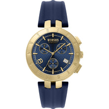 Laden Sie das Bild in den Galerie-Viewer, Versus by Versace Herren Uhr Armbanduhr Logo Gent VSP763018 Leder